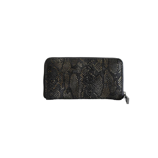 Zip wallet African Chella blk shimmer green-back.jpg