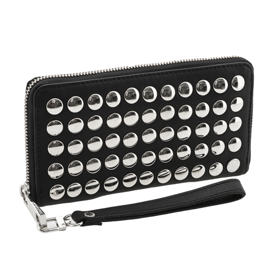 A Snap wallet w wrist sling - Blk+Shiny Silver.jpg